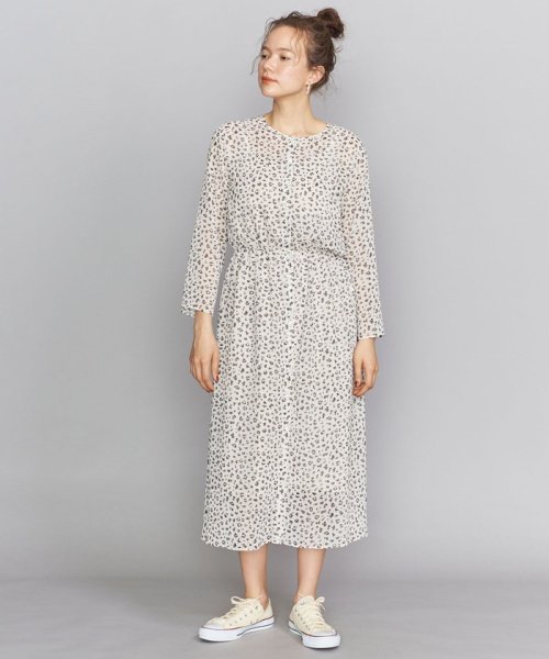 セール 70 Off By レオパードプリントギャザーワンピース O ビューティアンドユース ユナイテッドアローズ Beauty Youth United Arrows Magaseek