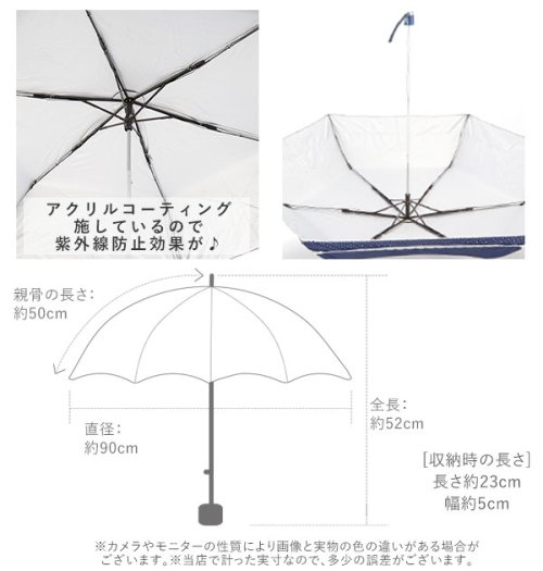 BACKYARD FAMILY(バックヤードファミリー)/晴雨兼用 シルバーコーティング 折り畳み傘/img12