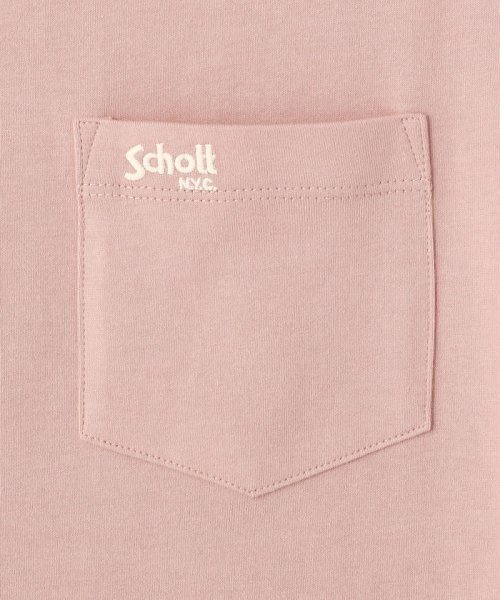 Schott(ショット)/POCKET T－SHIRT SMALL BASIC LOGO/スモールロゴ ポケT/img04