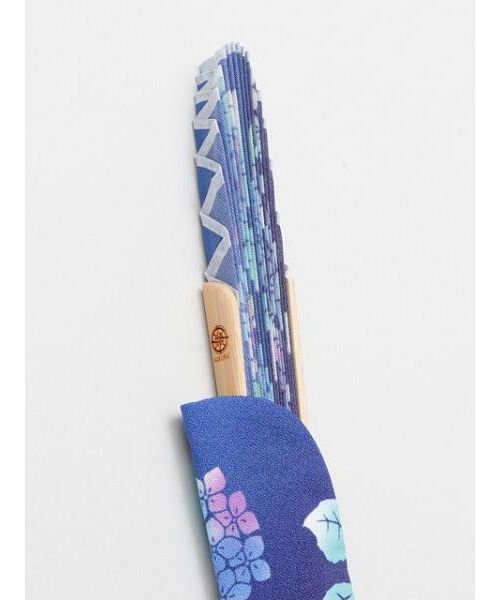 KAYA(カヤ)/【カヤ】紫陽花とねこ扇子 袋付き 7XCP0109/img06