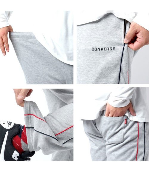 MARUKAWA(大きいサイズのマルカワ)/【CONVERSE】コンバース 大きいサイズ サイドパイピングスウェットパンツ/スポーツ トレーニング 部屋着 リラックス おうち ルームウェア/img04