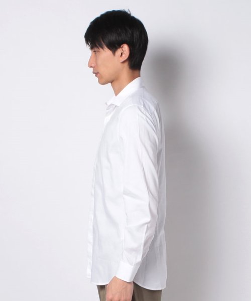 BENETTON (mens)(ベネトン（メンズ）)/ドビー織り柄フライフロント比翼長袖シャツ/img04