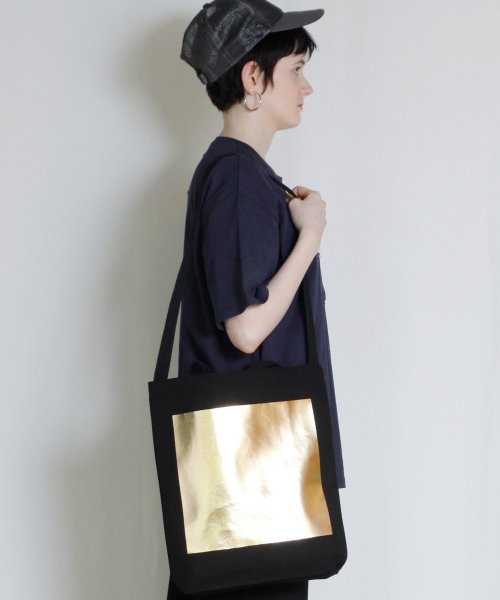 MAISON mou(メゾンムー)/【Parfum de Charmant Fleur/パルファム ドゥ シャルマンフルール】haku print 2way bag/箔プリント2wayショルダーバ/img12