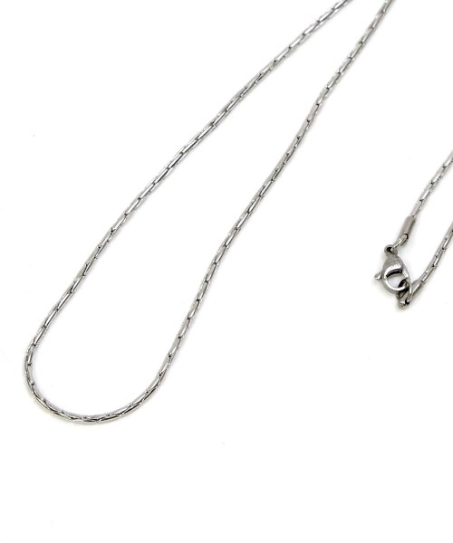 MAISON mou(メゾンムー)/【ego na gh?i/エゴナハイ】stainless necklacce swage azuki  type1/ステンレスアズキスウェッジチェーンネックレス/img05