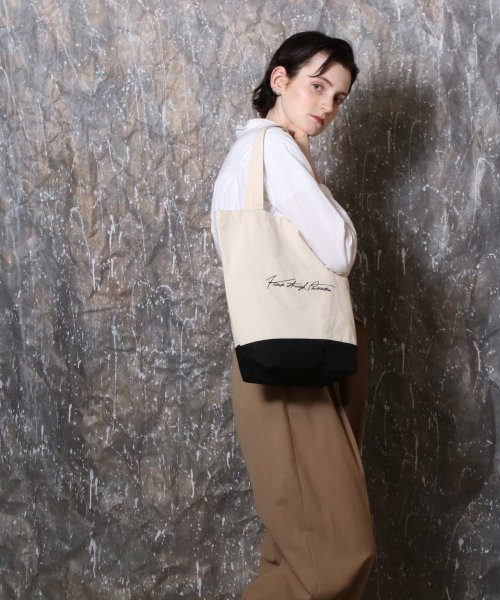 MAISON mou(メゾンムー)/【knock through abstraction/ノックスルーアブストラクション】sign logo tote/サインロゴ刺繍トート/img14