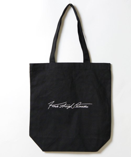 MAISON mou(メゾンムー)/【knock through abstraction/ノックスルーアブストラクション】sign logo tote/サインロゴ刺繍トート/img19