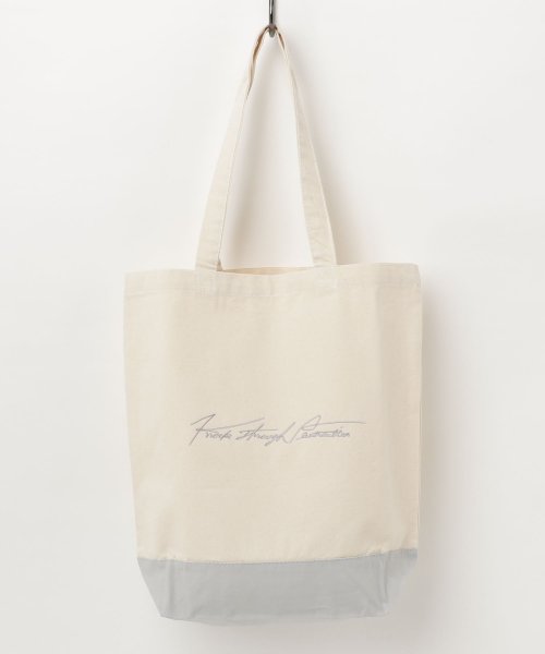 MAISON mou(メゾンムー)/【knock through abstraction/ノックスルーアブストラクション】sign logo tote/サインロゴ刺繍トート/img23