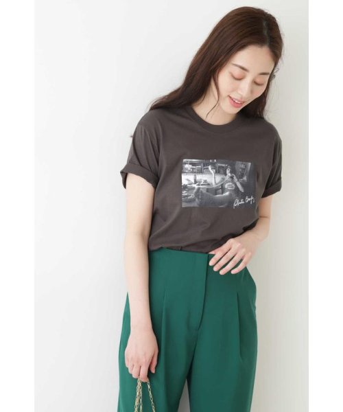 NATURAL BEAUTY BASIC(ナチュラルビューティーベーシック)/ロベルタフォトTシャツ半袖 I◆/img03