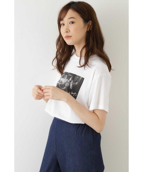 NATURAL BEAUTY BASIC(ナチュラルビューティーベーシック)/ロベルタフォトTシャツ半袖 I◆/img08