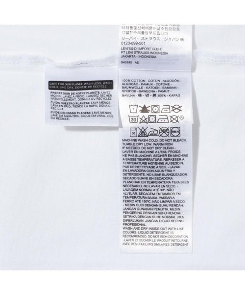 Levi's(リーバイス)/グラフィッククルーネックTシャツ BI PHOTO TEE WHITE/img07