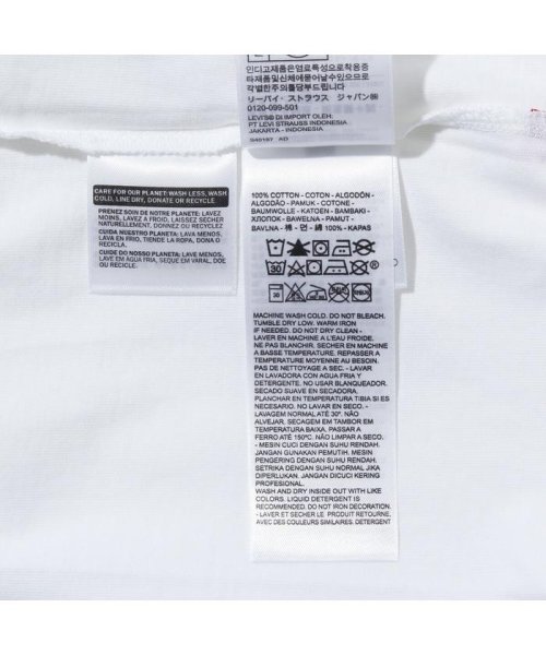 Levi's(リーバイス)/グラフィックTシャツ CALI BOX TAB CHEST HIT WHITE+/img07