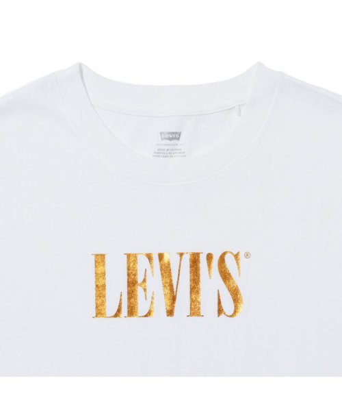 Levi's(リーバイス)/グラフィックTシャツ TALL SERIF FOIL WHITE/img03