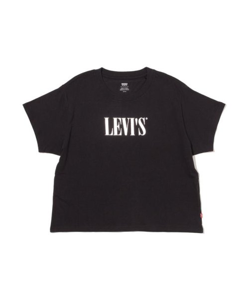 Levi's(リーバイス)/グラフィックTシャツ TALL SERIF FOIL CAVIAR/img01