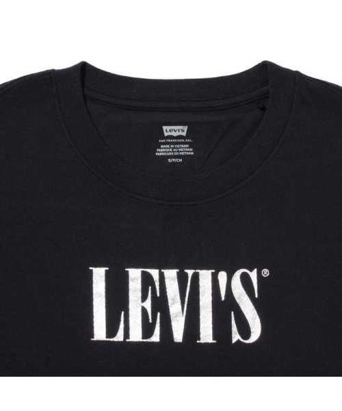 Levi's(リーバイス)/グラフィックTシャツ TALL SERIF FOIL CAVIAR/img03