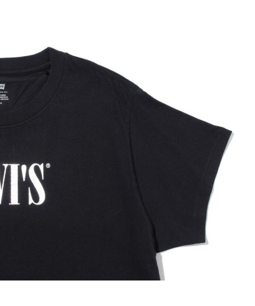 Levi's(リーバイス)/グラフィックTシャツ TALL SERIF FOIL CAVIAR/img04