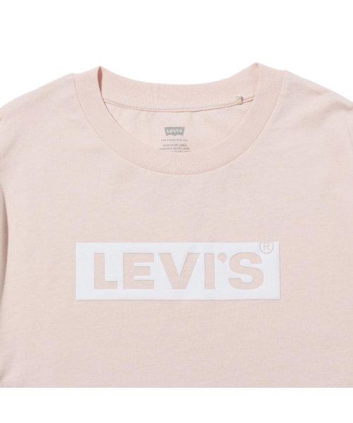 Levi's(リーバイス)/グラフィックボクシーTシャツ BOX TAB PUFF PEACH BLUSH/img03
