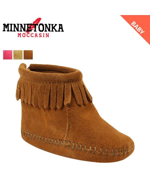 MINNETONKA(ミネトンカ)/ミネトンカ MINNETONKA ベビー キッズ ベルクロ バック フラップ ブーツ VELCRO BACK FLAP BOOTIE/img02