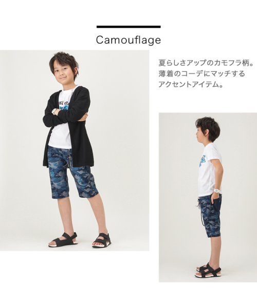 MAC HOUSE(kid's)(マックハウス（キッズ）)/NAVY ネイビー ボーイズ チェーン付きハーフパンツ 361577025/img08