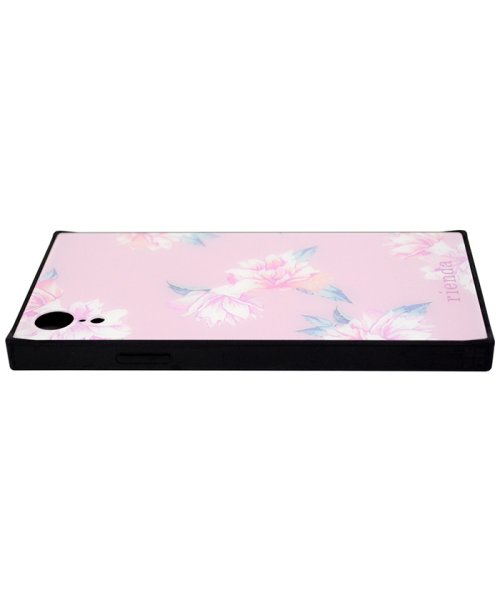 rienda(リエンダ)/iphoneケース iPhoneXR リエンダ rienda 背面ガラスケース ワントーンフラワー Pink iphonexr アイフォンケース/img02