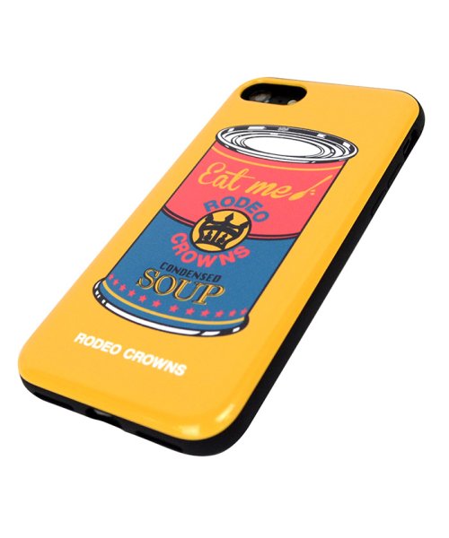 Rodeo Crowns(ロデオクラウンズ)/iphoneケース iPhoneSE(第2世代) iPhone8/7 ロデオクラウンズ RODEOCROWNS スープ YELLOW カード収納型背面ケース/img01