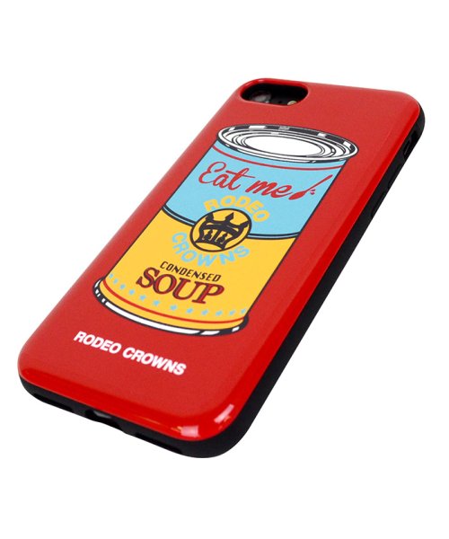Rodeo Crowns(ロデオクラウンズ)/iphoneケース iPhoneSE(第2世代) iPhone8/7 ロデオクラウンズ RODEOCROWNS スープ RED カード収納型背面ケース/img01