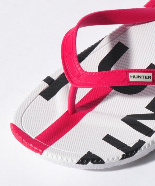 HUNTER Mens(ハンター（メンズ）)/MENS EXPLODED LOGO FLIP FLOP/img05