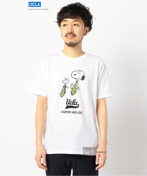 GLOSTER(GLOSTER)/UCLA × Snoopy Tシャツ 半袖 PEANUTS ピーナッツ/img01