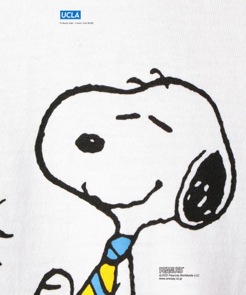 GLOSTER(GLOSTER)/UCLA × Snoopy Tシャツ 半袖 PEANUTS ピーナッツ/img07