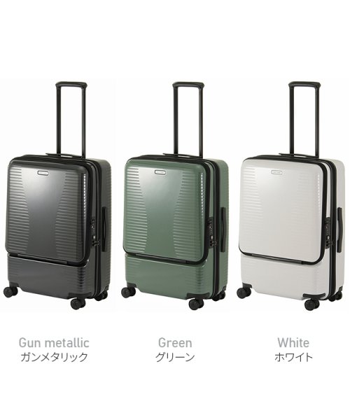 World Traveler(ワールドトラベラー)/エース ワールドトラベラー スーツケース Mサイズ 64L/74L フロントオープン ストッパー付き 拡張機能付き 軽量 ACE 06702/img03
