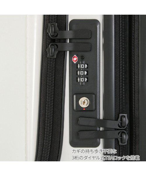 World Traveler(ワールドトラベラー)/エース ワールドトラベラー スーツケース Mサイズ 64L/74L フロントオープン ストッパー付き 拡張機能付き 軽量 ACE 06702/img09