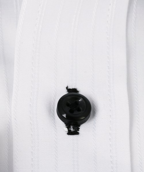FLiC(フリック)/ワイシャツ メンズ デザイン ボタンダウン 長袖 形態安定 シャツ ドレスシャツ ビジネス ノーマル スリム yシャツ カッターシャツ 定番 ドビー 織柄 おし/img03