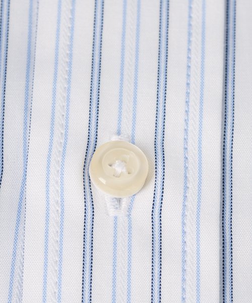 FLiC(フリック)/ワイシャツ メンズ レギュラーカラー 長袖 形態安定 シャツ ドレスシャツ ビジネス ノーマル スリム yシャツ カッターシャツ 定番 ストライプ ドビー 織柄/img03