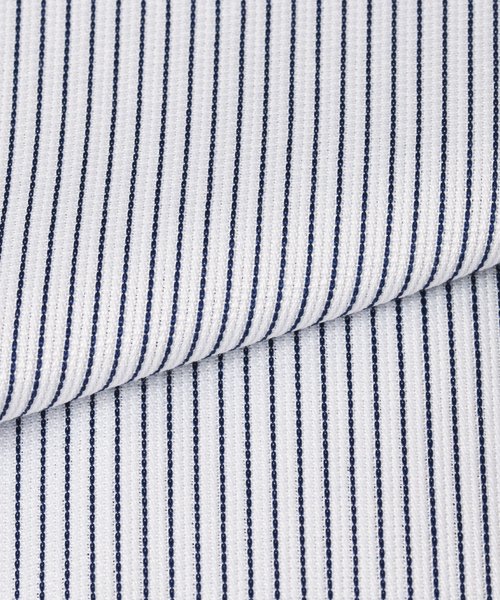 FLiC(フリック)/ワイシャツ メンズ レギュラーカラー 長袖 形態安定 シャツ ドレスシャツ ビジネス ノーマル スリム yシャツ カッターシャツ 定番 ストライプ ドビー 織柄/img04