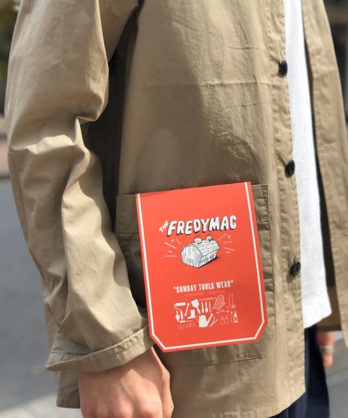 FREDYMAC(フレディマック)/【FREDYMAC “SUNDAY TOOLS WEAR”】バンドカラーシャツ／スタンドカラーカバーオール/img21