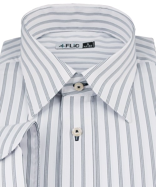 FLiC(フリック)/ワイシャツ ノーアイロン ドライ ストレッチワイシャツ メンズ 長袖 形態安定 吸水速乾 織柄 レギュラー/img05