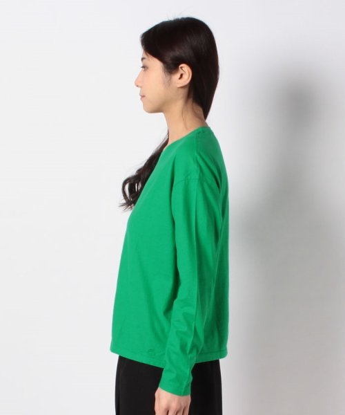 BENETTON (women)(ベネトン（レディース）)/ルーズフィットロングTシャツ・カットソー/img28