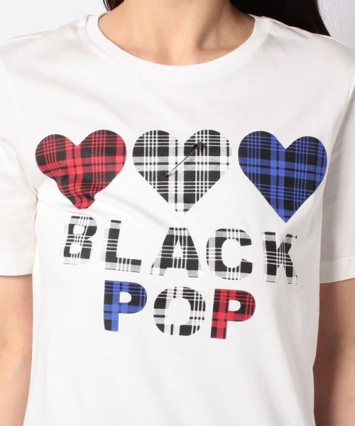 BENETTON (women)(ベネトン（レディース）)/BLACK POP ロゴ半袖Ｔシャツ/img03
