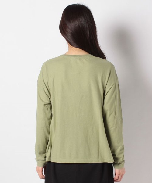 BENETTON (women)(ベネトン（レディース）)/ルーズフィットロングTシャツ・カットソー/img34