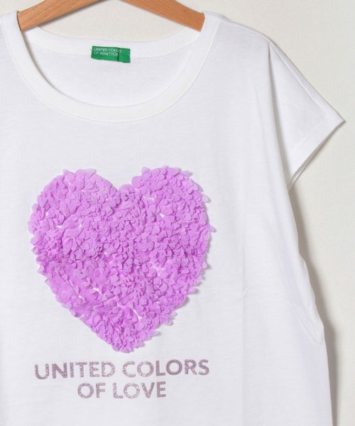 BENETTON (UNITED COLORS OF BENETTON GIRLS)(ユナイテッド　カラーズ　オブ　ベネトン　ガールズ)/モチーフロゴTシャツ・カットソー/img04