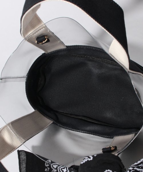 セール カシュカシュ Cachecache バンダナ付きビニールトートバッグ カシュカシュ Cache Cache Magaseek