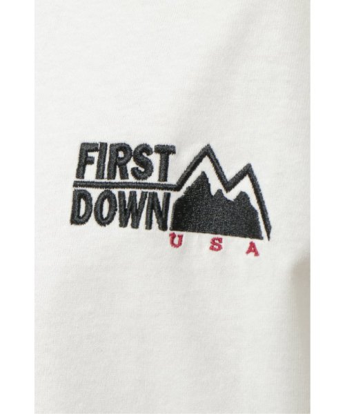 ikka(イッカ)/FIRST DOWN ワンポイント刺繍Tシャツ/img02