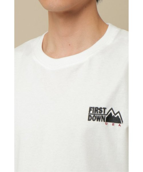 ikka(イッカ)/FIRST DOWN ワンポイント刺繍Tシャツ/img03