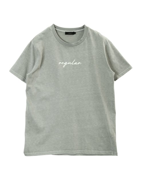 JIGGYS SHOP(ジギーズショップ)/ピグメントダイプリントＴシャツ / Tシャツ ティーシャツ 半袖 Ｖネック クルーネック /img04