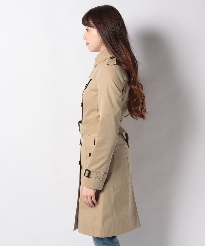 【Burberry】Woman's Sandringham Long Trench Coat