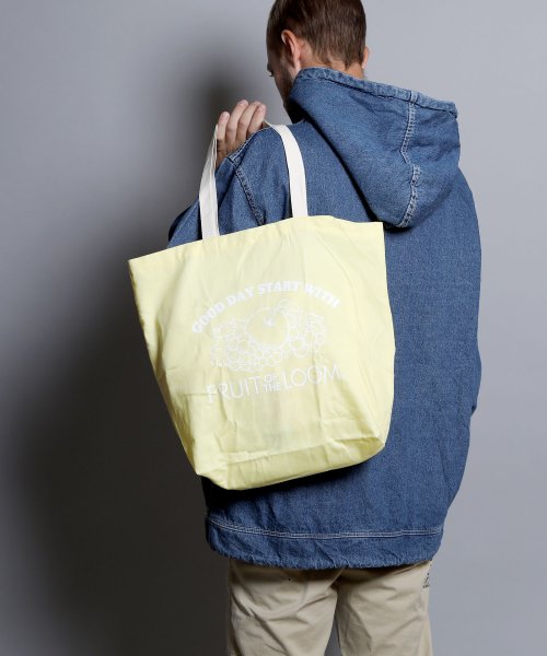 MAISON mou(メゾンムー)/【FRUIT OF THE LOOM/フルーツオブザルーム】BRAIDED CORD TOTE BAG/パッカブルトート/img09