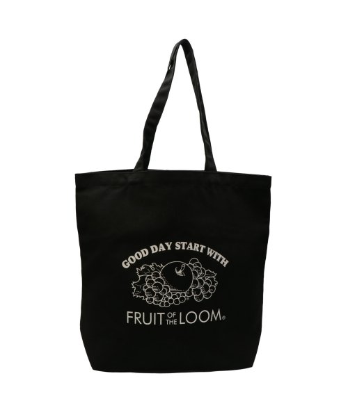 MAISON mou(メゾンムー)/【FRUIT OF THE LOOM/フルーツオブザルーム】CAL PRINT TOTE/白黒プリントトートバッグ/img05