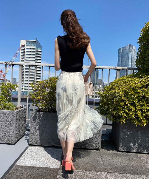 セール チュールプリーツスカート トランテアン ソン ドゥ モード 31 Sons De Mode Magaseek