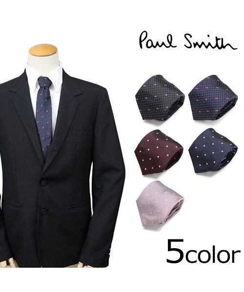 Paul Smith(ポールスミス)/ポールスミス Paul Smith ネクタイ シルク メンズ イタリア製 ビジネス 結婚式 ギフト/img01