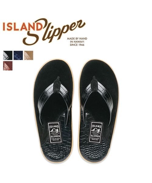 ISLAND SLIPPER(アイランドスリッパ)/アイランドスリッパ ISLAND SLIPPER サンダル トングサンダル メンズ スエード レザー SNAKE SUEDE PT205/img01