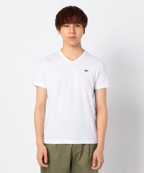 NOLLEY’S goodman(ノーリーズグッドマン)/【LACOSTE/ラコステ】Vネック TEE (TH632EM)/img01